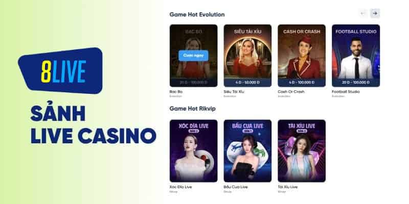 Casino trực tuyến 8LIVE